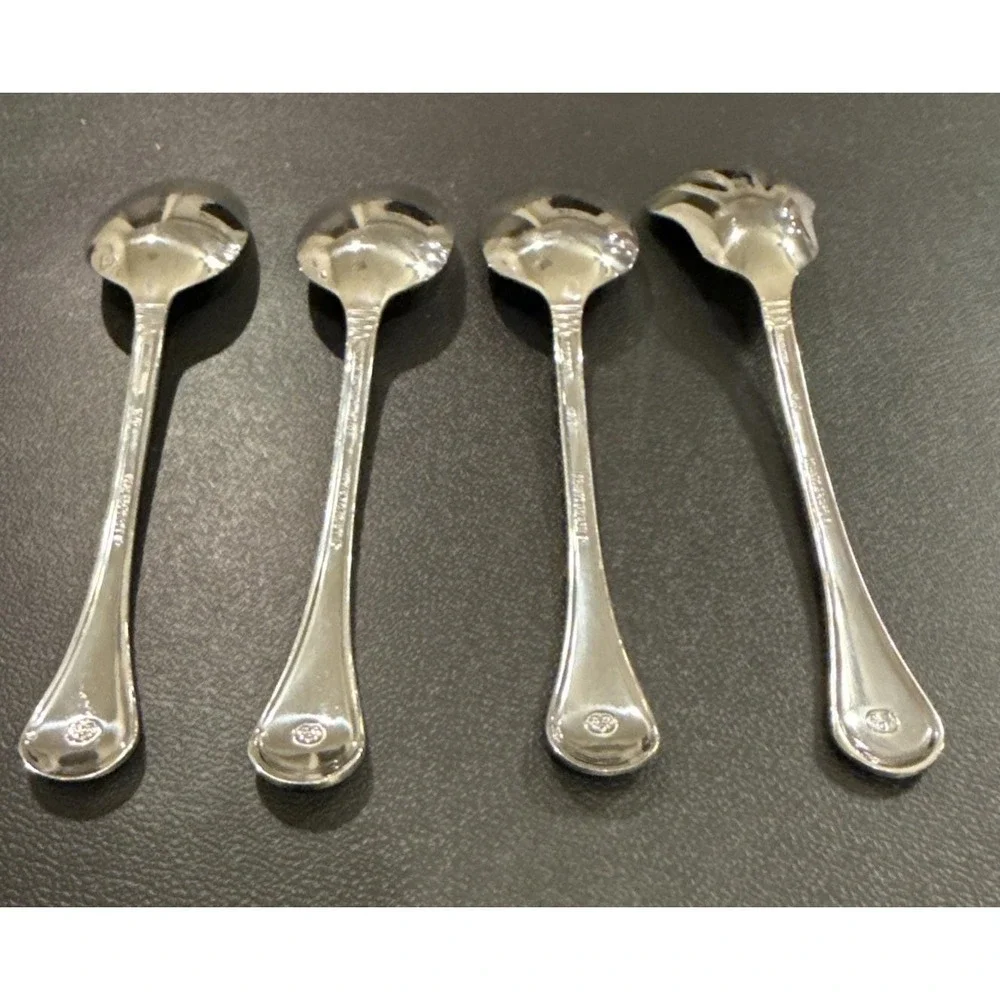 Pfaltzgraff Sturbridge 3 Teaspoons 1 Sugar Spoon Stainless Steel Flatware‎